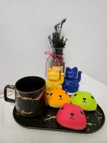 幸福買取??幸福買取-日本帶回正品捏捏 水豚君捏捏-橘色-現貨