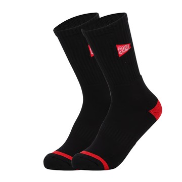 RITE 可口可樂 LOGO襪 US 8-11 100%棉  黑色  26~29cm