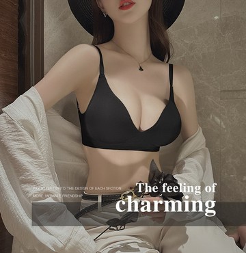 VIVILIAN性感U型美背小胸聚攏隱形露背無痕增大內衣套裝