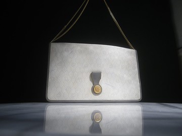 【老時光 OLD-TIME】早期少見二手古董包DIOR老花蜂巢包