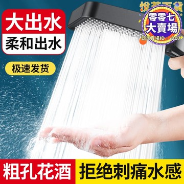 粗孔大出水淋浴洗澡水龍頭手持式蓮蓬頭套裝