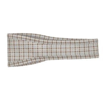 wildfun 野放 石墨烯圍脖 格子印花 47cm  棕色