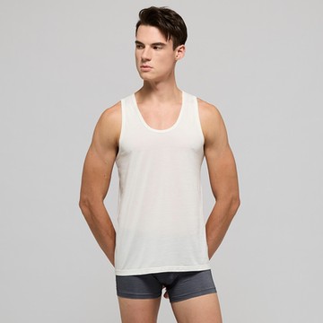 DADADO-基礎系列-莫代爾xPL吸濕雙效纖維 M-LL窄肩背心(白) GT2074WT