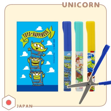 『現貨出清』日本代購-sun star 玩具總動員便攜筆型剪刀 安全剪刀 小剪刀 文具剪刀 Unicorn