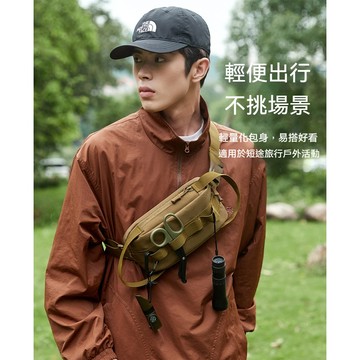 多功能防水耐磨純色胸包 背包 腰包 釣魚包 戶外收納包 男士運動休閒旅行背包 收納戶外背包