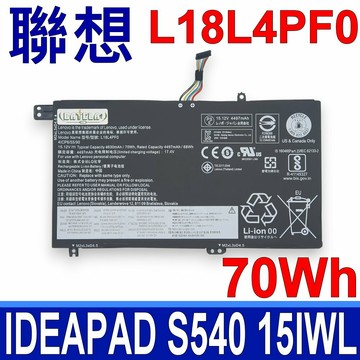 LENOVO 聯想 L18L4PF0 電池 Ideapad S540 15IWL L18M4PF5 L18L4PF4
