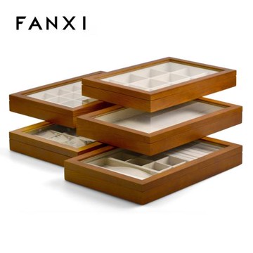 凡西FANXI實木首飾盒珠寶項鏈戒指手表高級飾品儲物盒珠寶收納盒