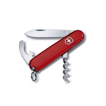 VICTORINOX 瑞士維氏 waiter美酒愛好者適用 84mm 9用 紅 0.3303