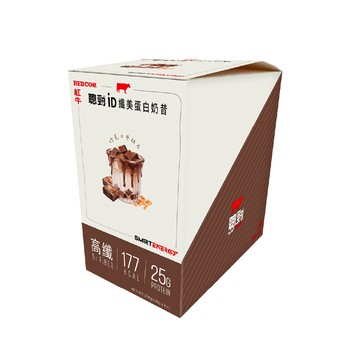 紅牛聰勁iD纖美蛋白奶昔-巧克力布朗尼風味 45g/6入/盒