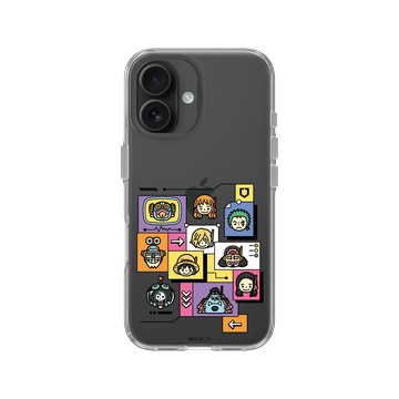 iPhone 16 Clear 透明 - 航海王 One Piece - 未來島蛋頭篇 - Q版大集合
