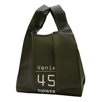 SLOWER 軍風可收納購物袋 Venie bag  L(50 x 27 x 17cm)  橄欖綠