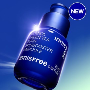 INNISFREE Retinol Green Tea PDRN Skin Booster Ampoule 25ml