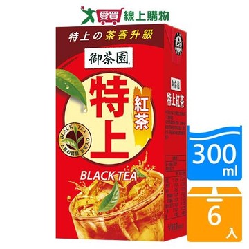 御茶園特上紅茶TP300MLx6【愛買】