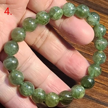 綠鋰輝石 綠磷灰石 手鍊 手環 手珠 磷灰石 9mm 天然❤水晶玉石特賣#R056-2