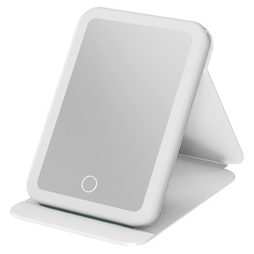Panatec 沛莉緹 LED補光折疊化妝鏡  USB充電式  三色光源  白色