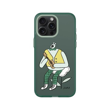 iPhone 15 Pro Max Clear 憂墨綠 - 包大山 Baozi - 春天來了