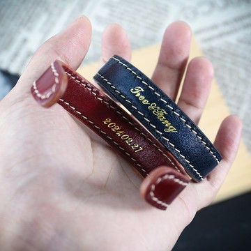 【客製化禮物】【手鐲/手環】Mister手作材料包 燙金 刻字