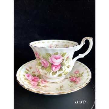 英國原產皇家阿爾伯特Royal Albert骨瓷咖啡杯june月份杯玫瑰六月