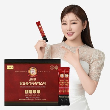jungwonsam 6-Year Old Korean Fermented Red Ginseng Extract 30 Sticks (1-month supply)