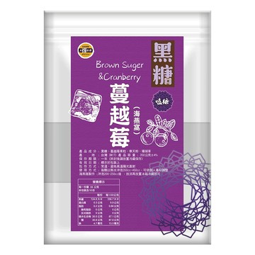 太禓食品 黑糖蔓越莓海燕窩  350g  1個