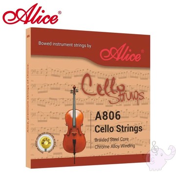 Alice 愛麗絲 A806 大提琴弦-鎳鉻弦-整組1-4弦-愛樂芬音樂