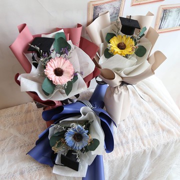 現貨 G03 向日葵花束 畢業花禮 畢業季 乾燥花 畢業花束 教師花束
