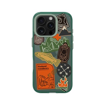 iPhone 16 Pro Clear 憂墨綠 - Nature Explorers 自然探索指南 - 野放自我