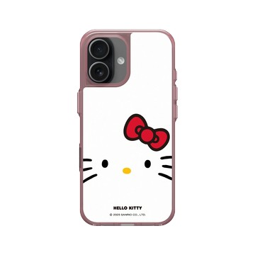 iPhone 17 Clear (相機按鈕) 晶醺玫 - 三麗鷗-Hello Kitty - 大臉Hello Kitty