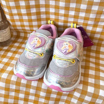 天藍小舖-迪士尼樂佩公主雷射銀發光兒童鞋-單1款-$790【A27270473】