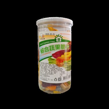 黃粒紅 【味覺生機】綜合蔬果脆片 (120g/6罐)
