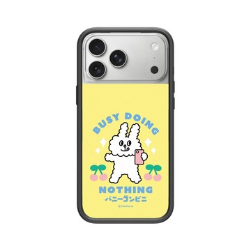 iPhone 17 Pro Max Mod NX -邊框背蓋組合 (相機按鈕) 黑 - Bunni Konbiny - Busy Doing Nothing