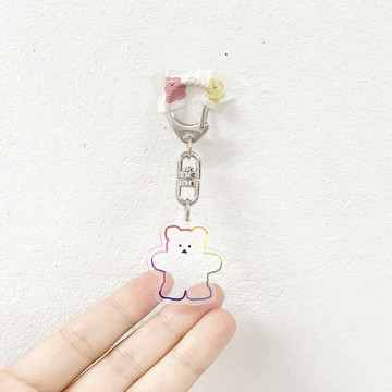 韓國文創 Chanibear 壓克力鑰匙圈 (3款) 壓克力鑰匙圈