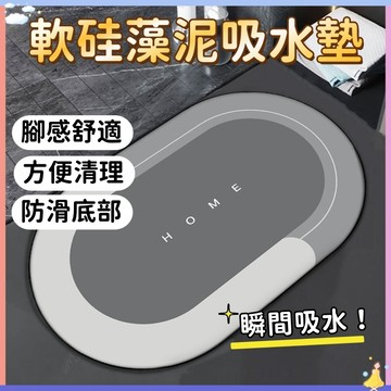 【現貨🔥隔日到貨】硅藻軟地墊 腳踏墊 珪藻土軟墊 地墊 吸水地墊 防滑吸水地墊 浴室地墊 洗手間地墊 腳踏墊 硅藻地墊