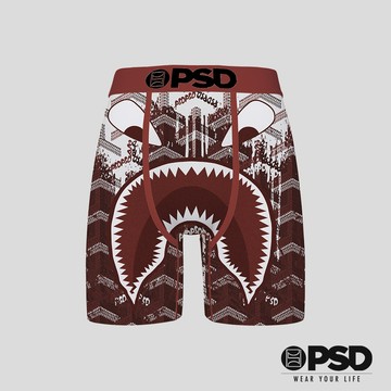 【PSD Underwear 官方旗艦店】 WARFACE- 平口四角褲 -奢華-紅色