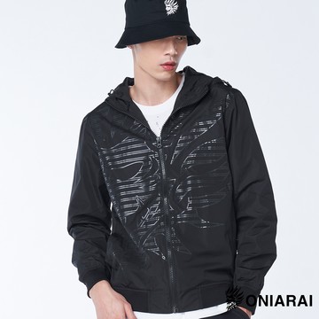 【外套年貨㊣獨家價】金屬黑魂連帽大側鬼薄外套 - BLUE WAY 鬼洗い
