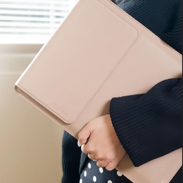 ROOMM Transform支架式筆電包 12~14吋適用  1個  35 x 25 x 1.5 cm  卡其色