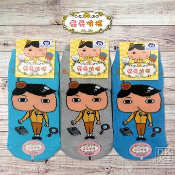 屁屁偵探101B止滑童襪 精梳棉嬰兒襪 日本正版授權【DK大王】