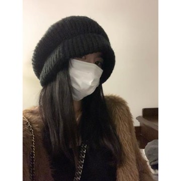 日系大版三合一保暖顯臉小漁夫帽