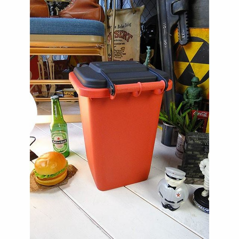 カルチャーマート プラスチックダストビン （15Lサイズ/レッド