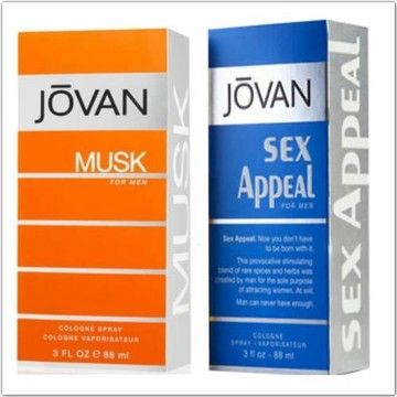JOVAN 男用古龍水--性感魅力(96ml)*2