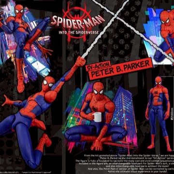 【東海模型】千值練 SV-Action MARVEL漫威 蜘蛛人新宇宙 彼得·B·帕克/蜘蛛人 (無獅頭雕像)