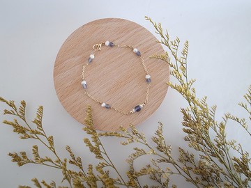 聖誕禮物【手鍊】14K 注金 包金  巴洛克珍珠 珍珠手鍊