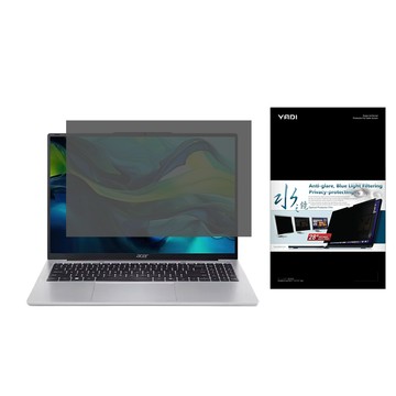 YADI 亞第 插卡隱貼 16 : 10 水之鏡防窺片 Acer Lite AL16 52P 74BU專用 PF4PPB-W160  1個  16吋(345 x 215mm)