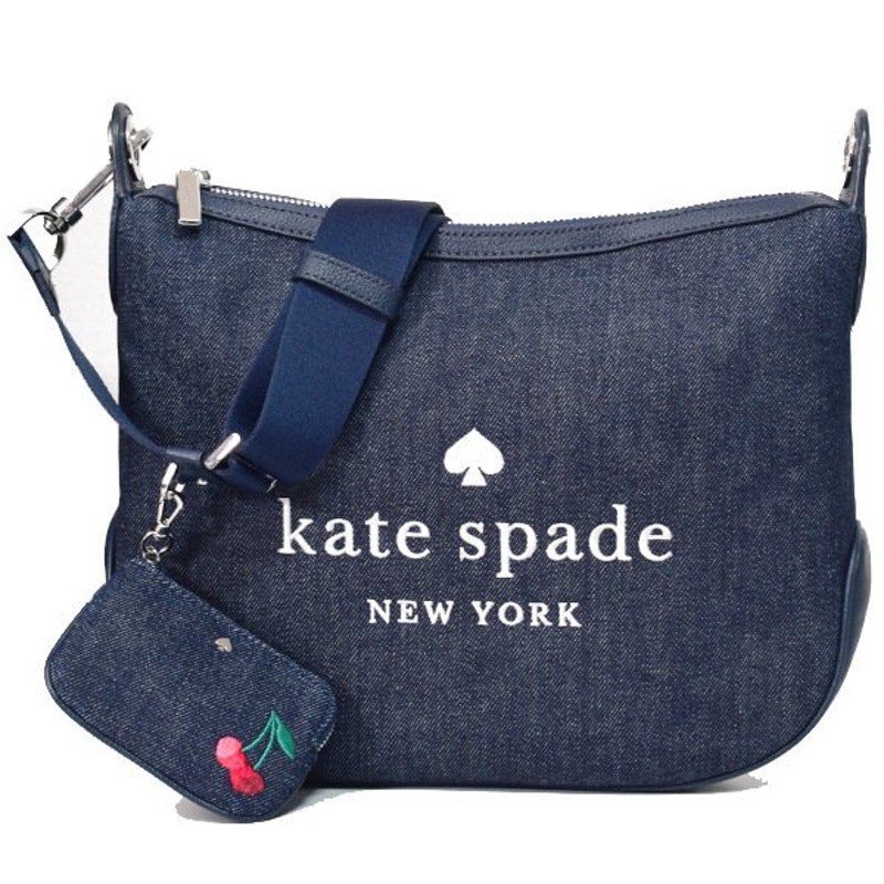 ケイトスペード バッグ katespade デニム チェリー さくらんぼ ポーチ