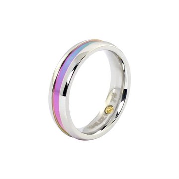 SHUZI 彩虹鋼戒