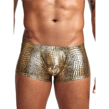 緊身鱷魚閃光時尚夜店平角內褲