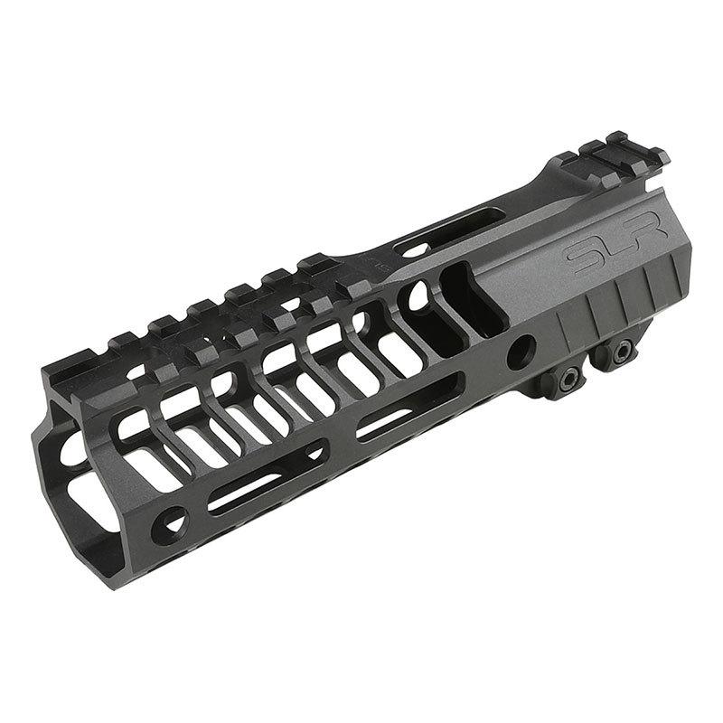 Airsoft Artisan SLR Rifleworks HELIXスタイル 6.7inch M-LOKハンドガード Black