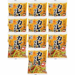 五木食品 五木庵カレーうどん 225g ×10個(電子レンジ調理可能)(常温保存商品)