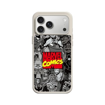 iPhone 17 Pro Max SolidX 貝殼灰 - 迪士尼-漫威 Marvel - 漫威英雄-漫畫標誌