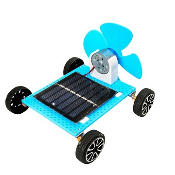 【W先生】科技小製作 太陽能 風力小車 太陽能發電 生活科技 科學實驗 玩具 益智 教育 DIY 拼裝 自行組裝